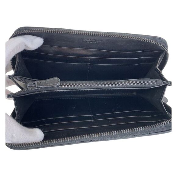 Bottega Veneta Intrecciato Leather Long Wallet